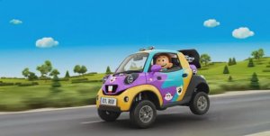 Пёстрые машинки мультик