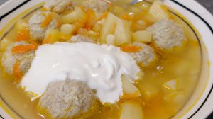 Суп с фрикадельками