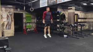 Вертикальные прыжки с гантелями синглами|Vertical jumps with dumbbells