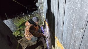 Утеплили фундамент с улицы