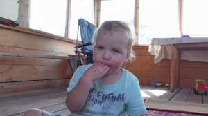 2025.28.06. Внук Сергей и малина.