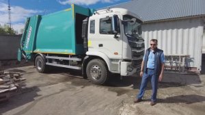 Обзор мусоровоза 15м³ на шасси JAC N200