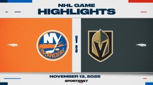 14.11.2025 | ОБЗОР МАТЧА | Вегас Голден Найтс - Нью-Йорк Айлендерс | Highlights