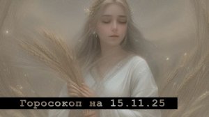 Гороскоп на 15 ноября 2025