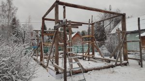 Гараж своми руками (4 часть)