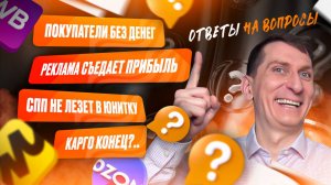 Ответы #10. Почему реклама на ВБ загоняет в минус, как продавать в кризис, выживет ли карго?