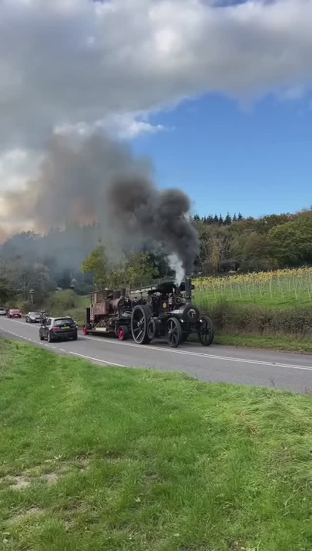 Трактор на паровой тяге @dyt0kfyxvkjh