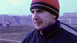 1986 год. Тюмень. Тренировка футболистов команды "Геолог"