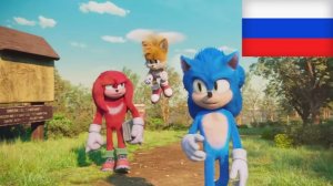Соник Тейлз и Наклз против робота на Русском