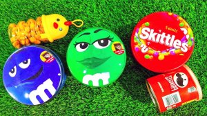 Мультики для детей. Яркие конфетки Эмэндемс 2 коробочки и скитлс. Мультики для малышей про конфетки