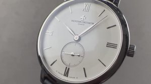 Обзор часов Vacheron Constantin Patrimony с малыми секундными стрелками 81160/000 G-9062