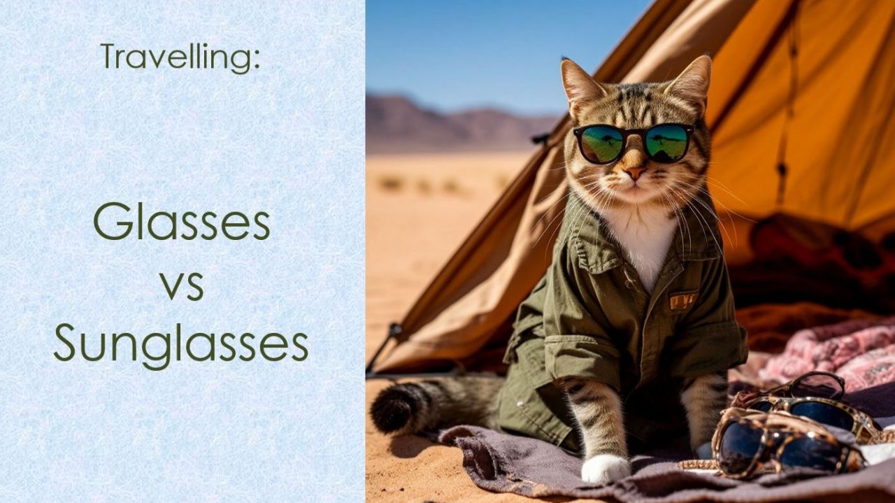 Story # 140 : Travelling : Choosing glasses, choosing sunglasses