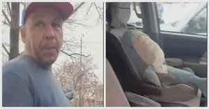 В Омске водитель устроил ДТП и показывал инспекторам «бабушку» из IKEA