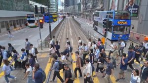 Китай. Поездка на трамвае и ночная прогулка по Гонконгу