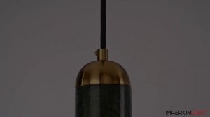 Подвесной светильник RARITY green brass