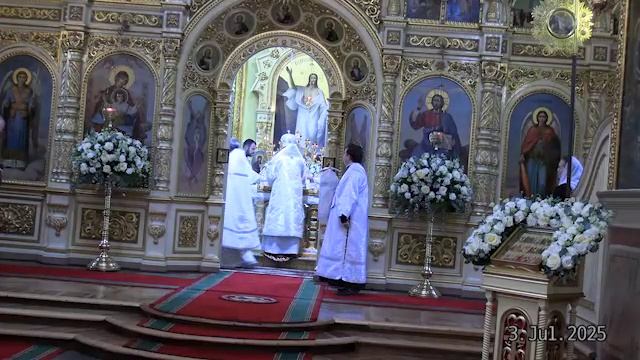 Пенза Успенский Кафедральны Собор Память Владыки Серофима 3 июля2025 год