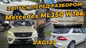 T8318 Mercedes ML W166 Запустили. На запчасти