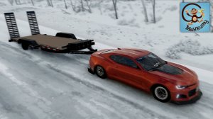 Мультик про машинки. Зимняя трасса и Эвакуатор. МанкиМульт