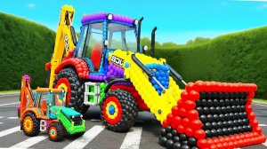 Мультики для детей. Превращение воздушных шариков в транспорт и животных. Мультики для малышей