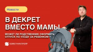 В декрет вместо мамы