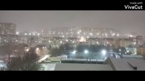 14 ноября. вечер. Мурманск. метель.