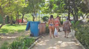 Красивые девушки не стесняются разгуливать в плавках бикини