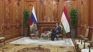 Председатель СФ В.Матвиенко с Президентом Республики Таджикистан Эмомали Рахмоном, 14 ноября 2025 г.