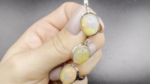 Комплект с опалом Серебро 925 ОПА129