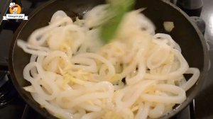 Кальмары тушеные