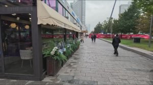 🌇 Осенняя атмосфера Москвы прогулка по Новому Арбату и красивым видам