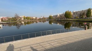 Центр Астрахани, Лебединое озеро. 15 ноября 2025 года. 4К