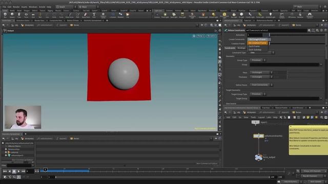 STICKINESS IN VELLUM (GLUE CONSTRAINT)