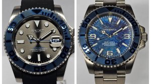SEIKO Yacht-Master Titanium+Титановый Синий МЕТЕОРИТ, Ошибка Которая Привела к Сборке 2х Часов!