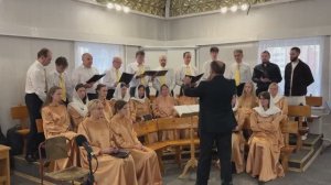 ХВАЛИТЕ ГОСПОДА [Ю.Захаров]  мужской хор - Церковь ПРОБУЖДЕНИЕ. Минск