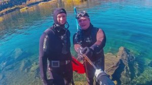 Ныряем на Первомайском карьере