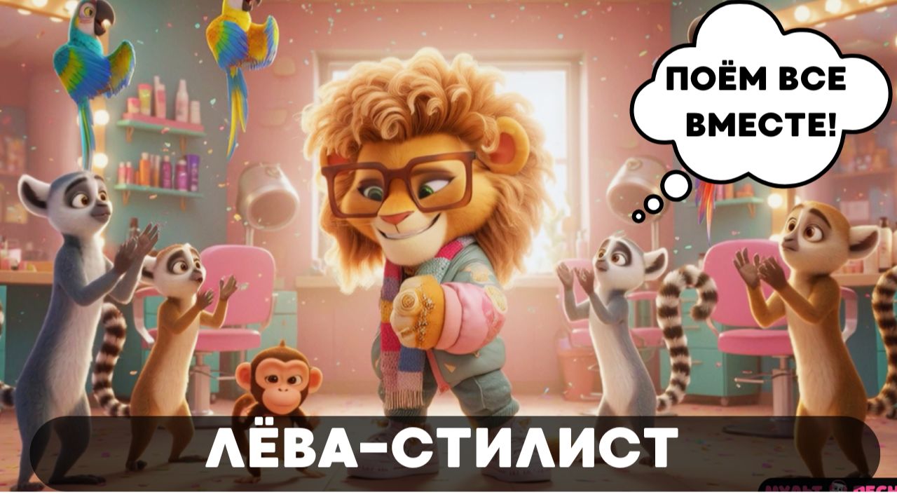 ЛЕВА-СТИЛИСТ УЧИМ ПРОФЕССИИ ДЕТСКИЕ ПЕСНИ И МУЛЬТИК