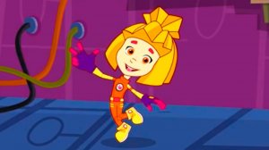 Фиксики Раскраска - Симка Девочка Фиксик -  Раскраски для детей - Мультик Фиксики