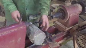 Удивительные Техники Деревообработки Чрезвычайно Опасны - Работа С Деревянным Токарным Станком