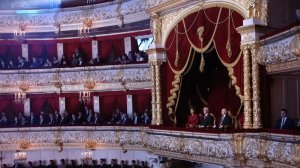 Путин и Токаев посмотрели концерт казахской музыки в Большом театре