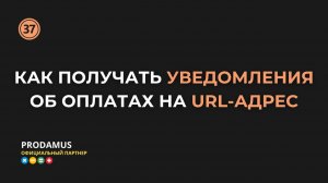 Как получать уведомления об оплатах на URL адрес в Продамус