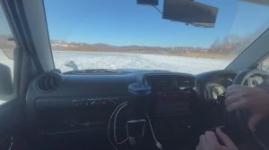 сузуки джимни (Suzuki Jimny 1.3) +лёд и тюбинг