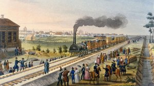 Первая пассажирская железная дорога в России — Петербург-Царское Село