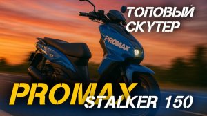 Почему этот скутер БЕРУТ чаще японских?🔥 Полный обзор скутера PROMAX STALKER 150 от X-MOTORS