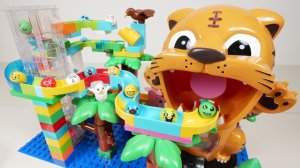 СТРОИМ ГОРКУ ДЛЯ ШАРИКОВ С ЛЬВЕНКОМ КАТАЕМ ШАРИКИ ДЛЯ ДЕТЕЙ ДЕТСКИЙ КАНАЛ ИГРАЛКИ-ЗАЛИПАЛКИ