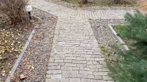 Брусчатка песчаник колотый Серый в  применении