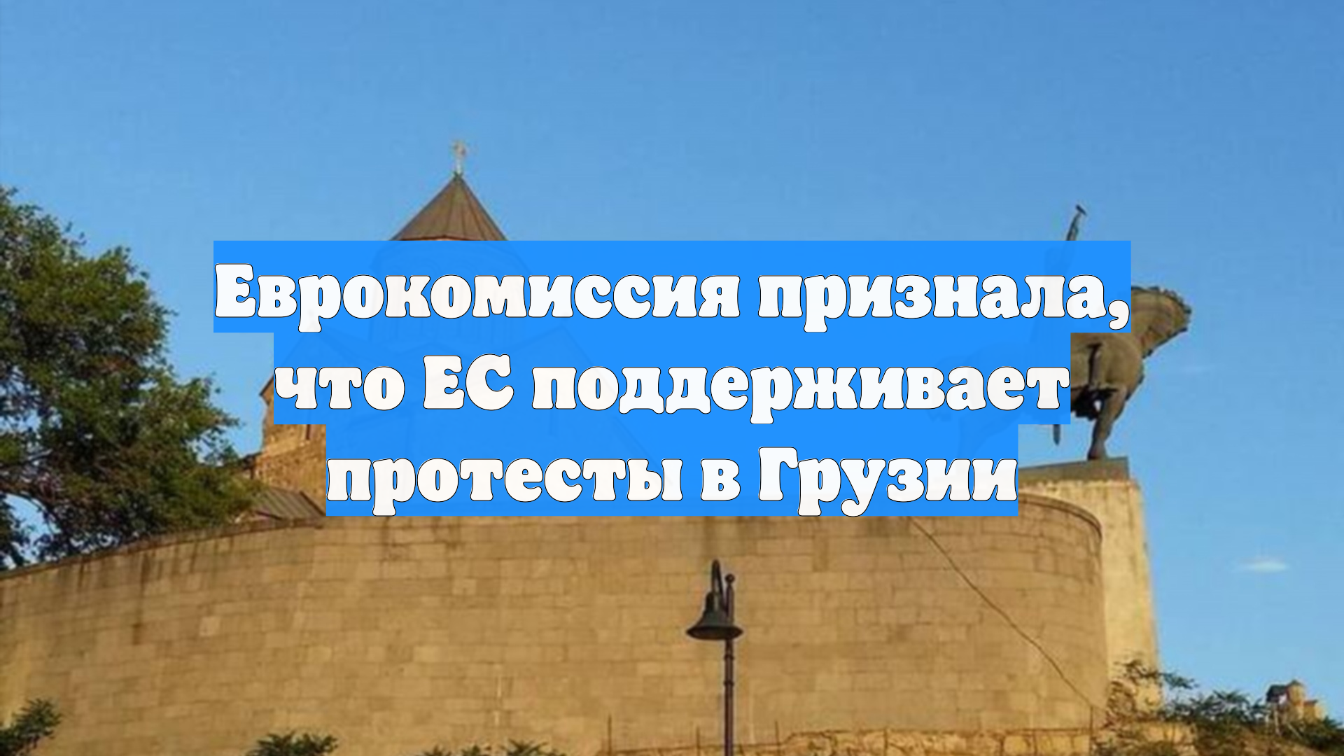 Еврокомиссия признала, что ЕС поддерживает протесты в Грузии