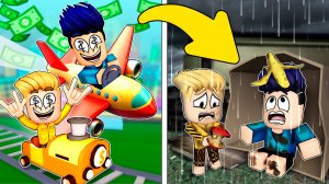 Богатые остались БЕЗДОМНЫМИ в Роблоксе | БОГАТЫЕ vs БЕДНЫЕ, 9 серия (Роблокс истории в Брукхейвн)