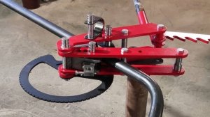 Гибка трубы 38x3 на ручном трубогибе BigBender