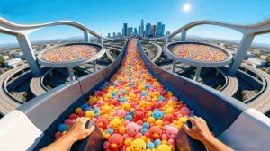 На какой водной горке вы хотели бы прокатиться? Супер-увлекательные ASMR водные горки🧸🌈🥝