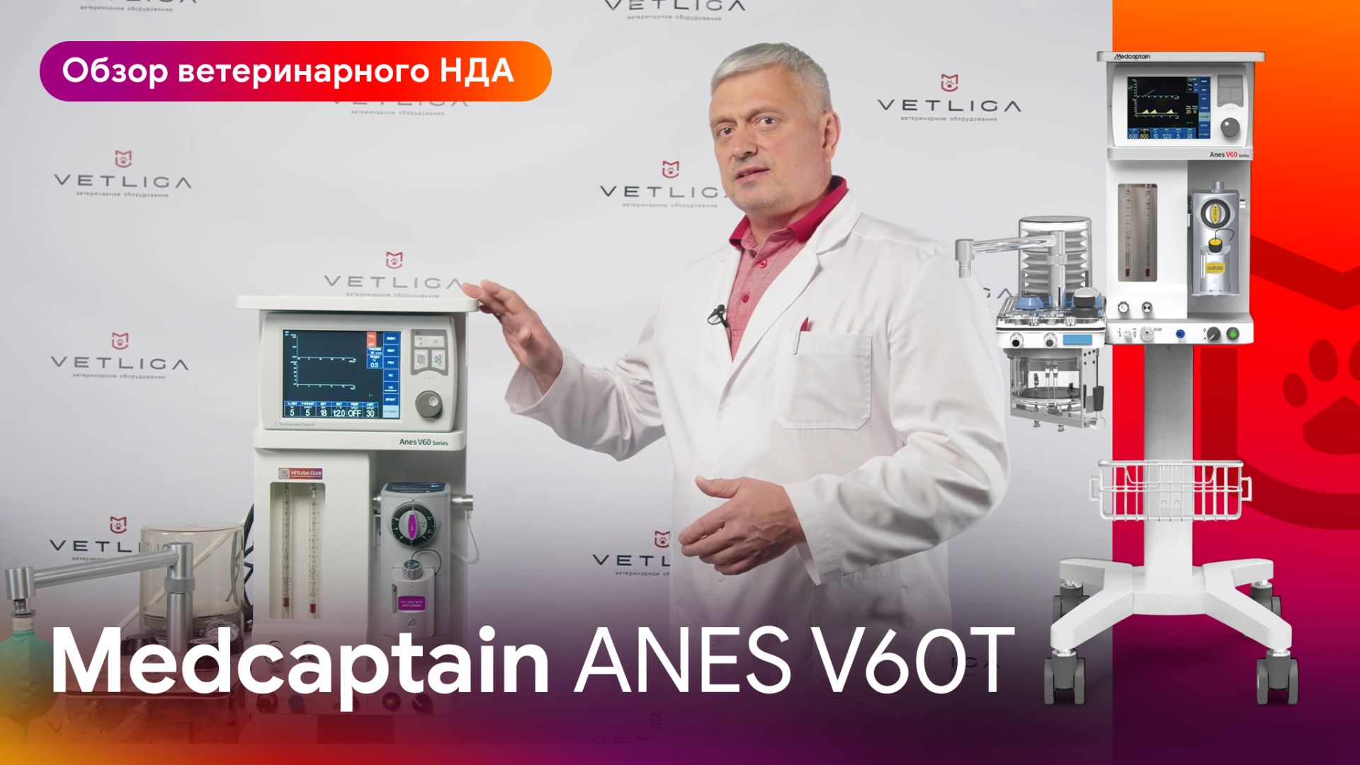 Обзор ANES V60T: технологии медицинского класса в ветеринарии от Medcaptain